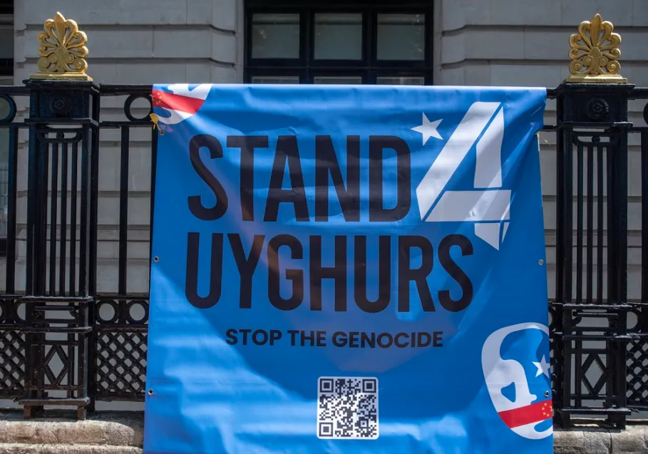 Uyghur protest in London